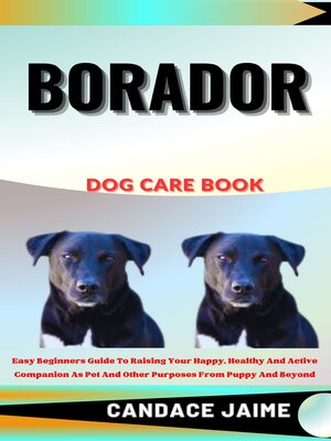 cover image of BORADOR  DOG CARE BOOK